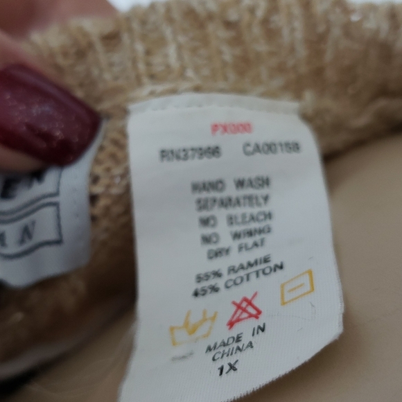 Jantzen Woman embroidered by hand christmas vest - Picture 6 of 7